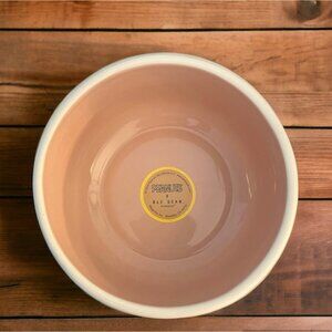 NEW Rae Dunn & Peanuts "NIBBLE" Pet Food Dish Snoopy Paw Prints